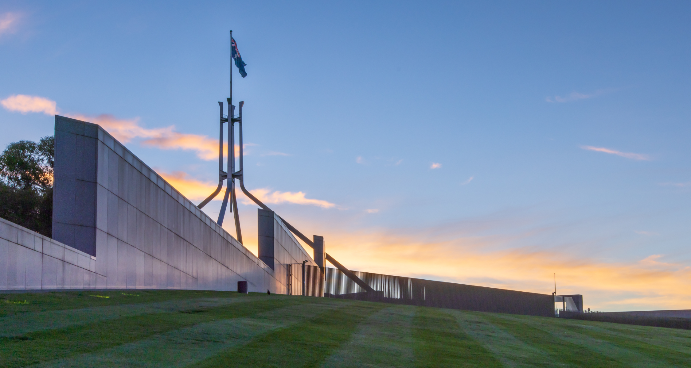 Australian parliament house exterior