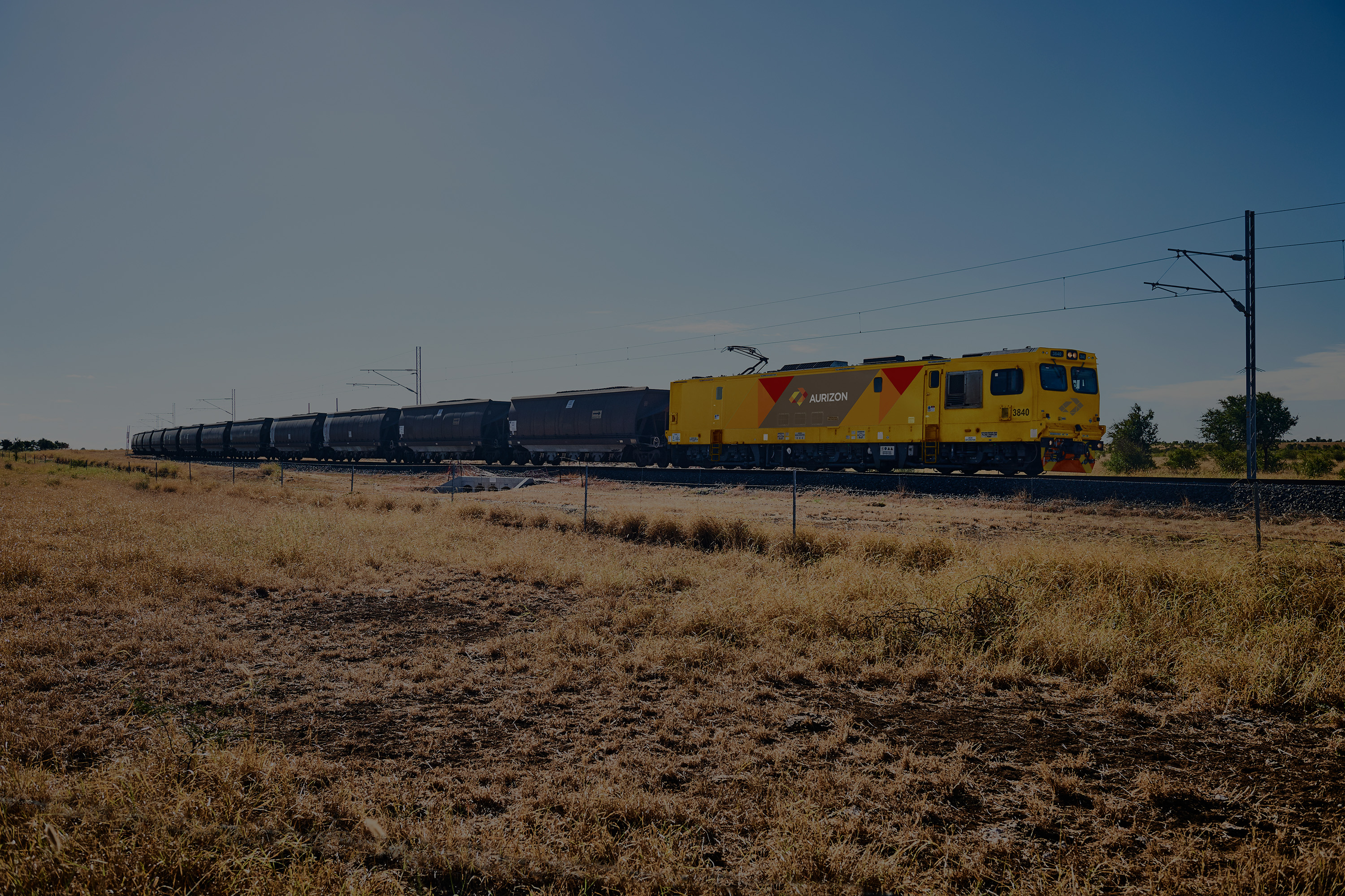 background image of the AZJ Train