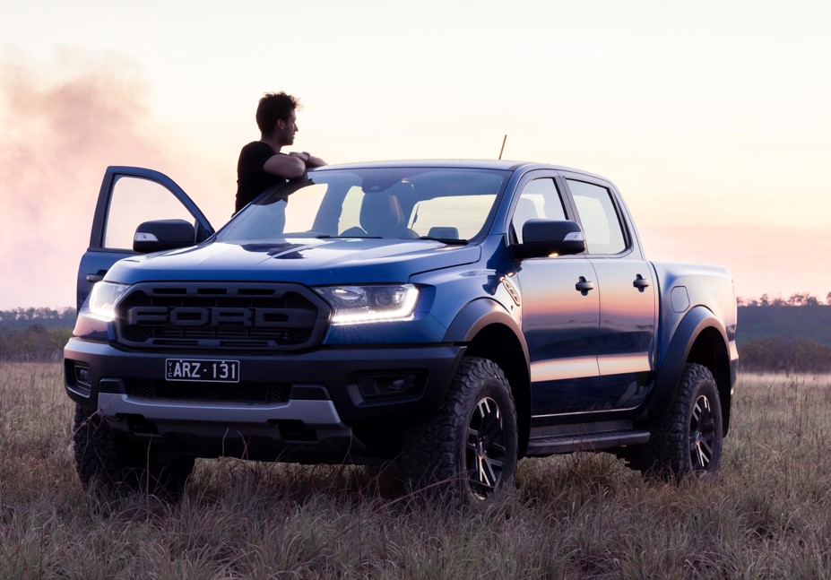 Ford Raptor with ADF driver