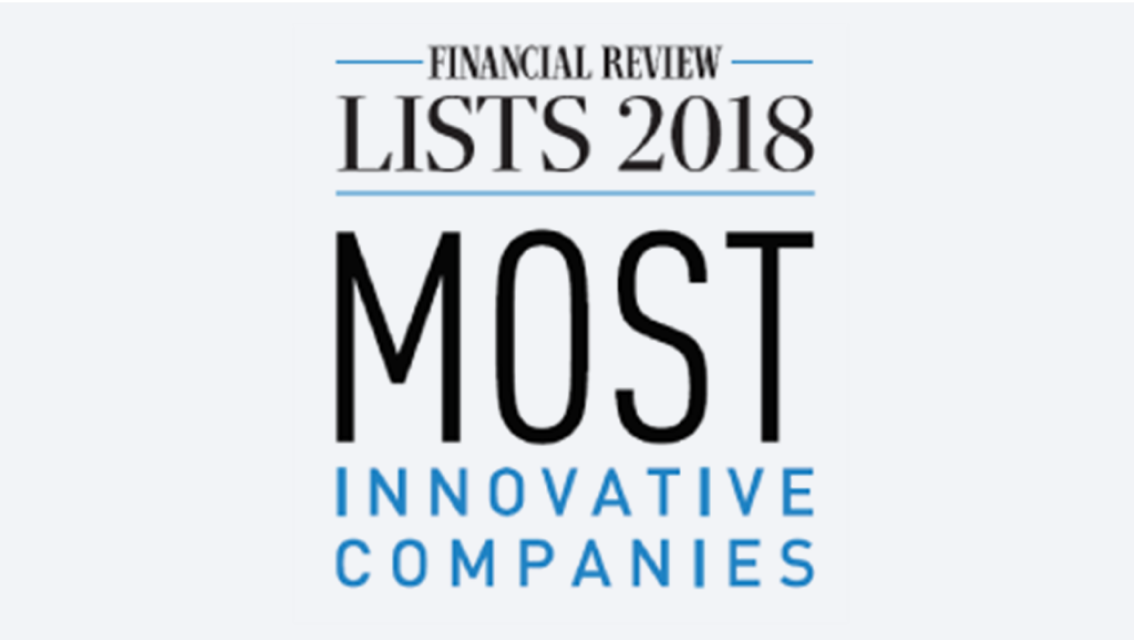 Financial Review Lists 2018 Most Innovative Companies