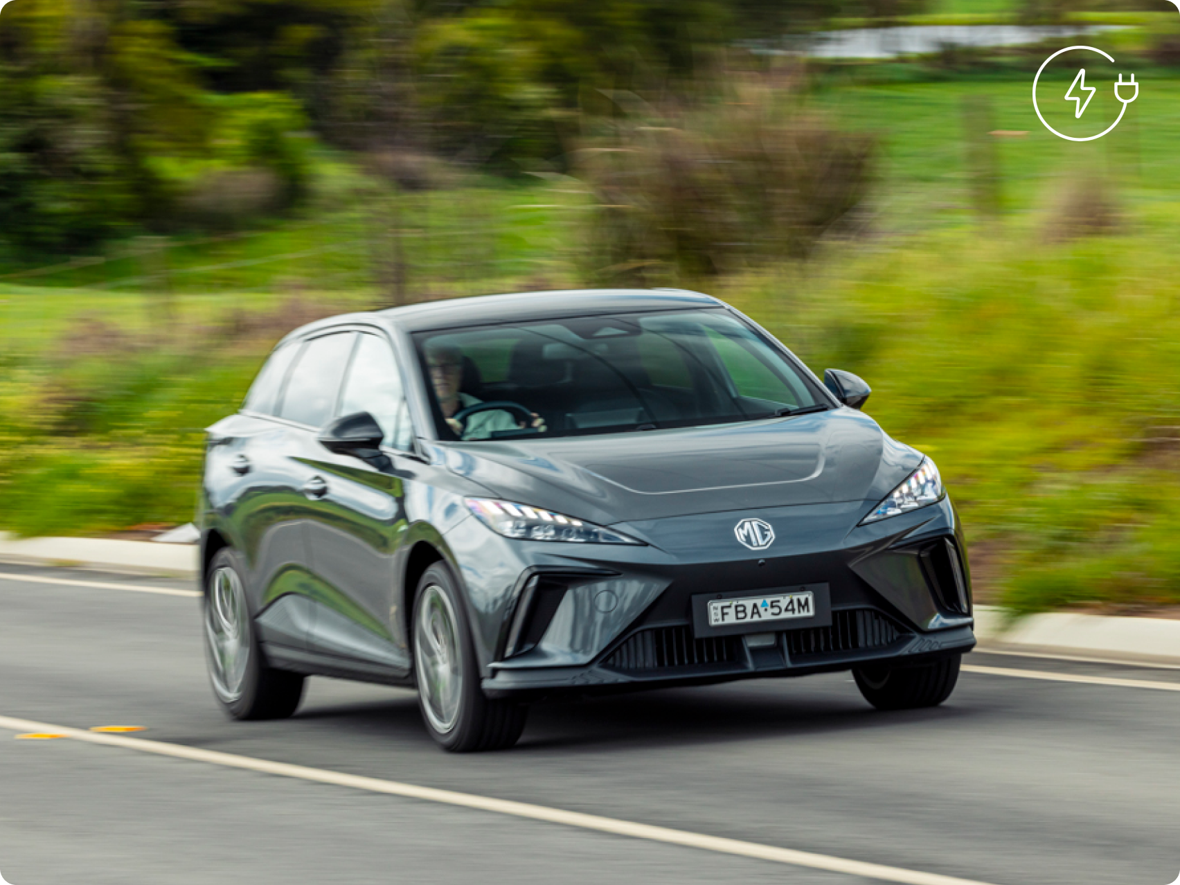 MG4 Essence 64 on road