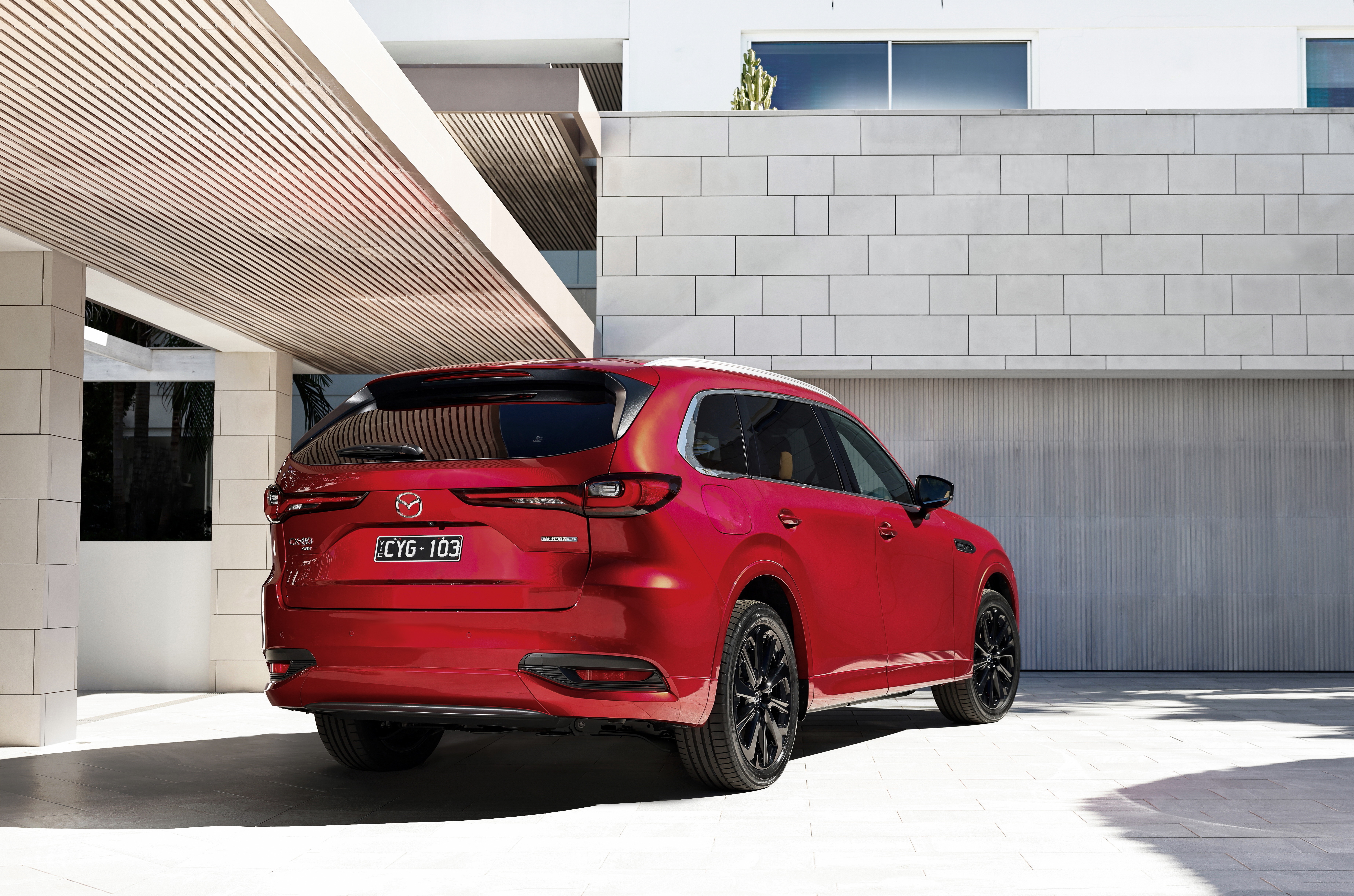 Mazda CX-80 rear view