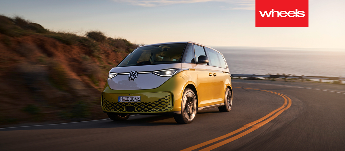 VW ID.Buzz on the road